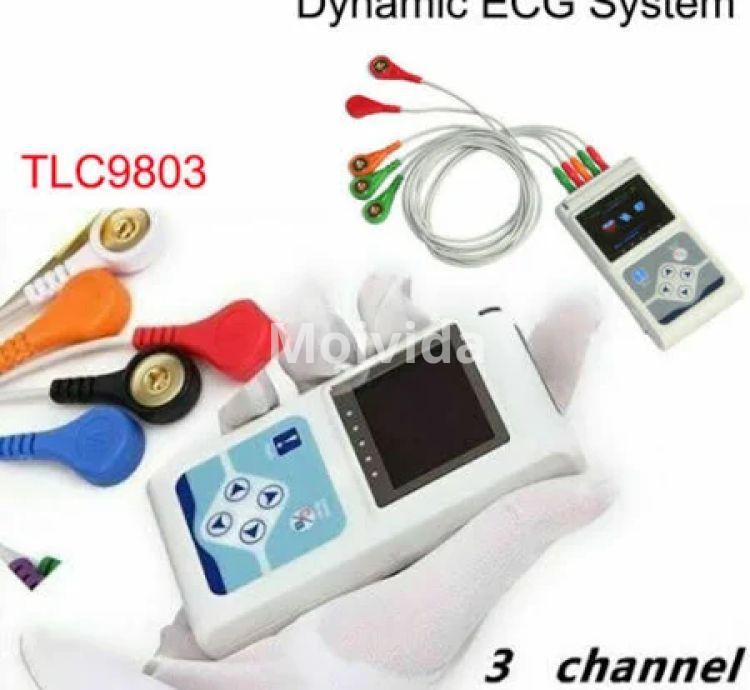 CONTEC TLC9803 3-Lead 24-Hour ECG Holter Recorder
