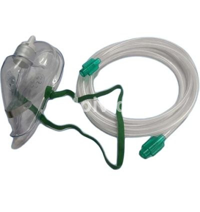 Lifeline Adult Oxygen Mask with Tubing – Comfortable Oxygen Therapy