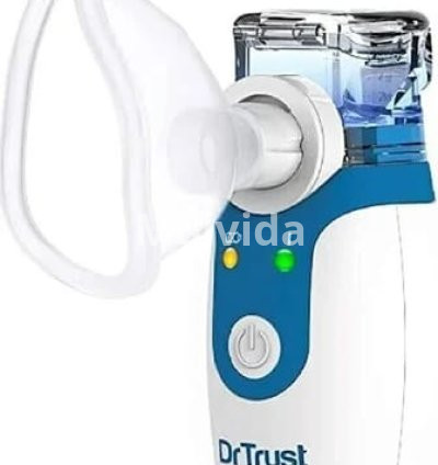 Dr Trust Portable Ultrasonic Mesh Nebulizer – Compact & Silent