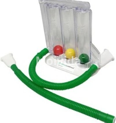 Sahyog Wellness 3-Ball Lung Exerciser – Dual Tube Spirometer