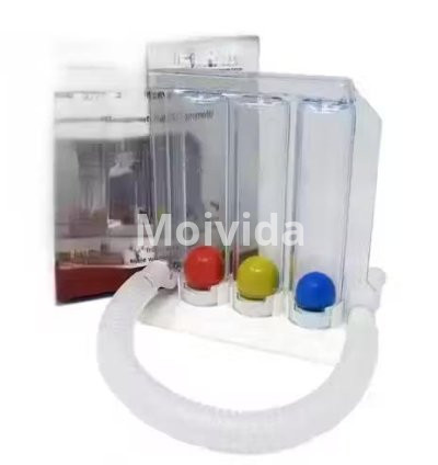 Deep Breathing 3 Ball Incentive Spirometer – Lung Trainer