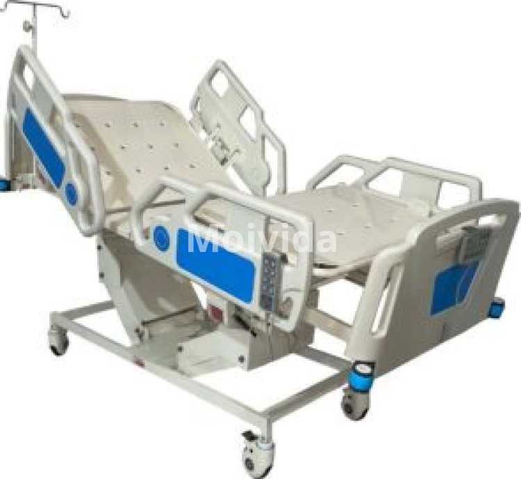 Goswami Hospitech 5-Function Electric ICU Bed Premium Patient Cot
