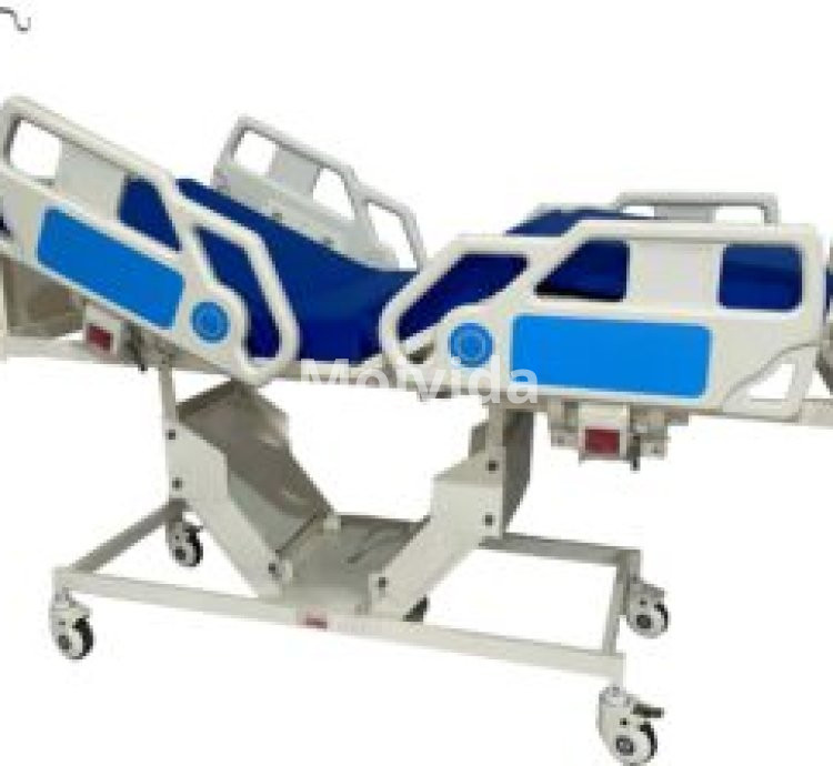 Goswami Hospitech 5-Function Electric ICU Bed Premium Patient Cot
