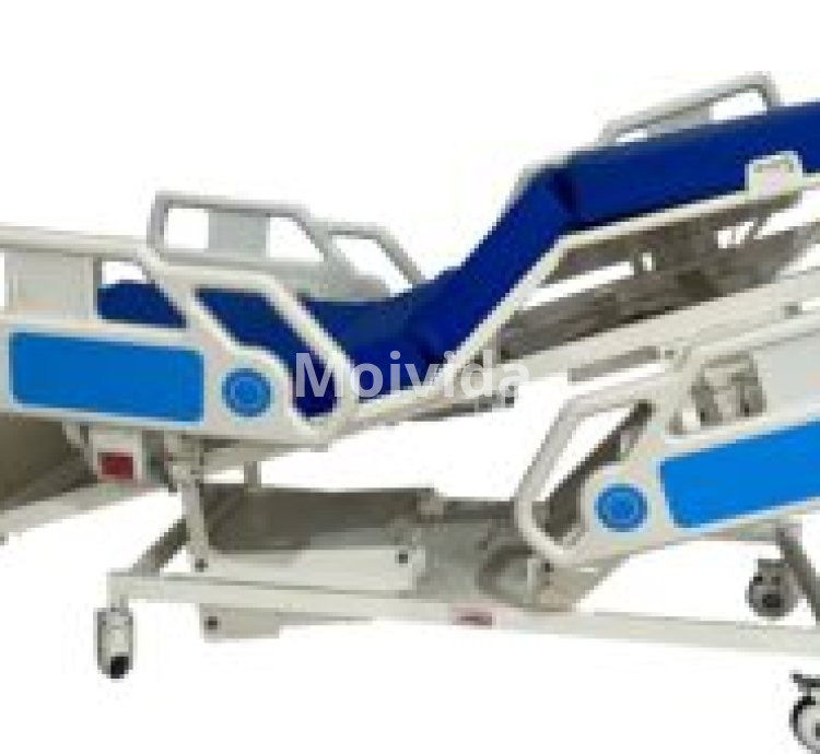 Goswami Hospitech 5-Function Electric ICU Bed Premium Patient Cot