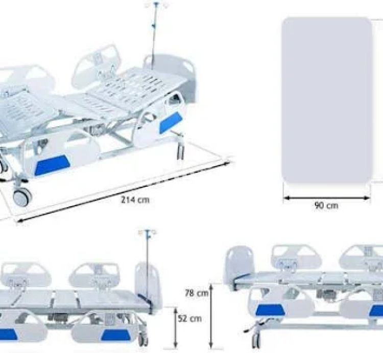 Bajaj Lifecare Electric Hospital Bed Motorized ICU Patient Cot
