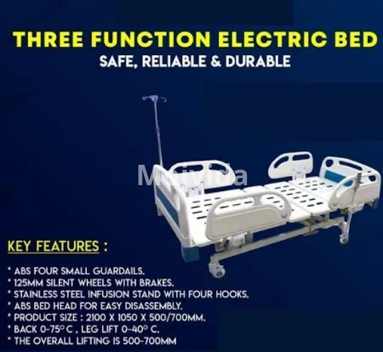 Bajaj Lifecare Electric Hospital Bed Motorized ICU Patient Cot