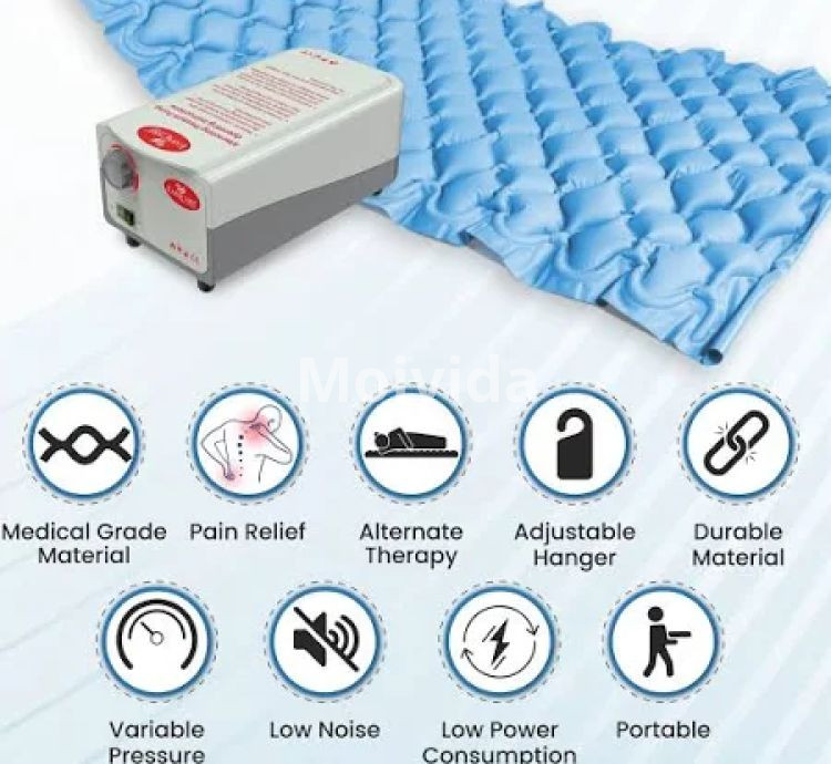EasyCare Anti-Decubitus Bubble Mattress with Air Pump – Bedsore Prevention