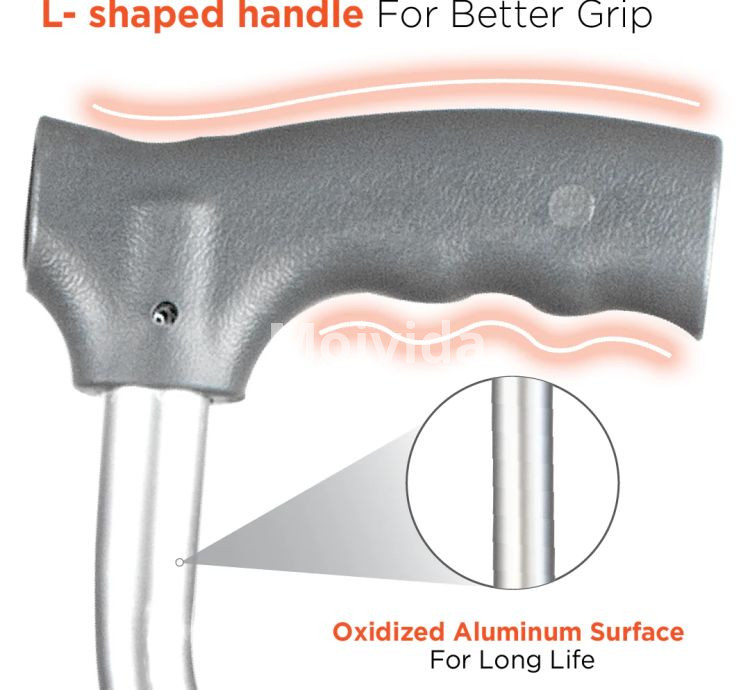 Vissco Avanti L-Shape Tripod Walking Stick Lightweight Mobility Aid