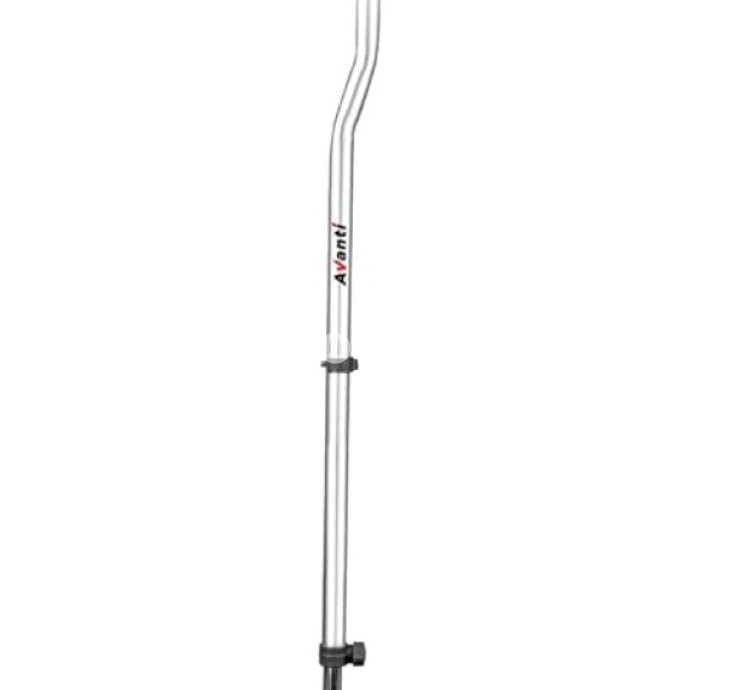 Vissco Avanti L-Shape Quadripod Walking Stick Adjustable 4-Leg Aid