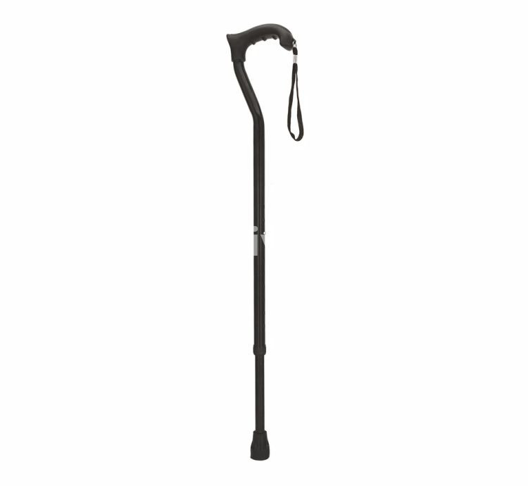 ELKO EL-810PC Adjustable Walking Stick – Single Leg Aluminium Cane with Ergonomic Handle