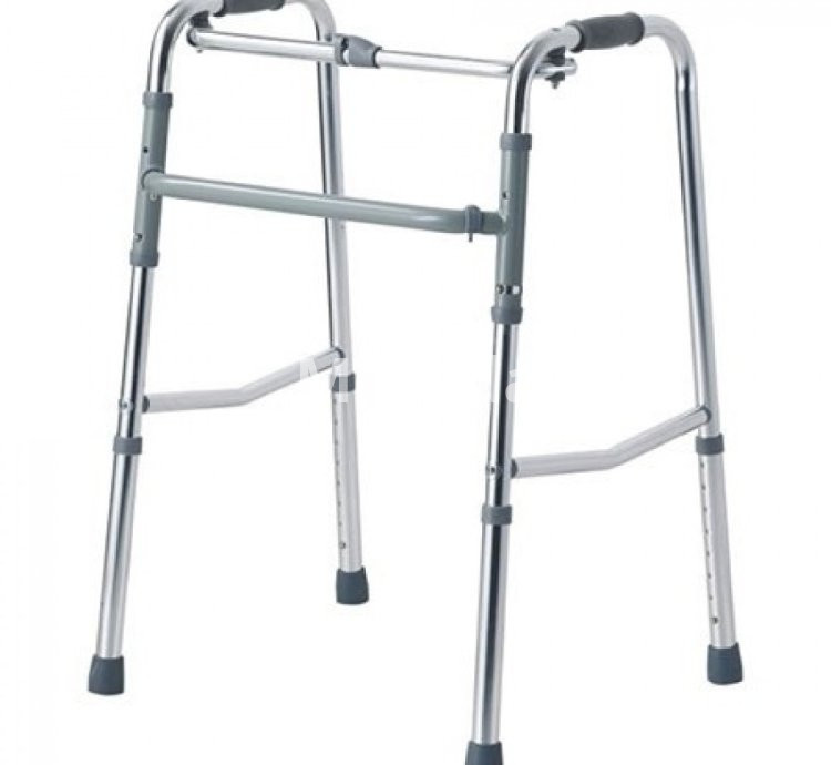 Foldable Aluminium Walker Lightweight Adjustable Walking Frame for Seniors