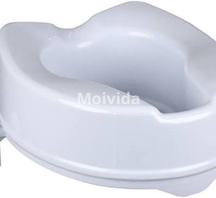 Vissco Comfort Commode Elevated Seat Portable Toilet Raiser Multi-Height