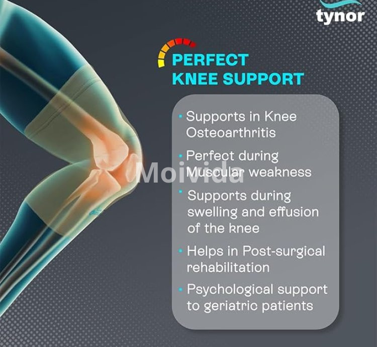Tynor Knee Cap Air – Stretchable Pain Relief Support for Sports & Running