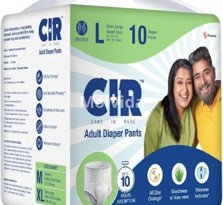 CIR Adult Diaper Pants Large 10-Hour Absorption with Odour Control
