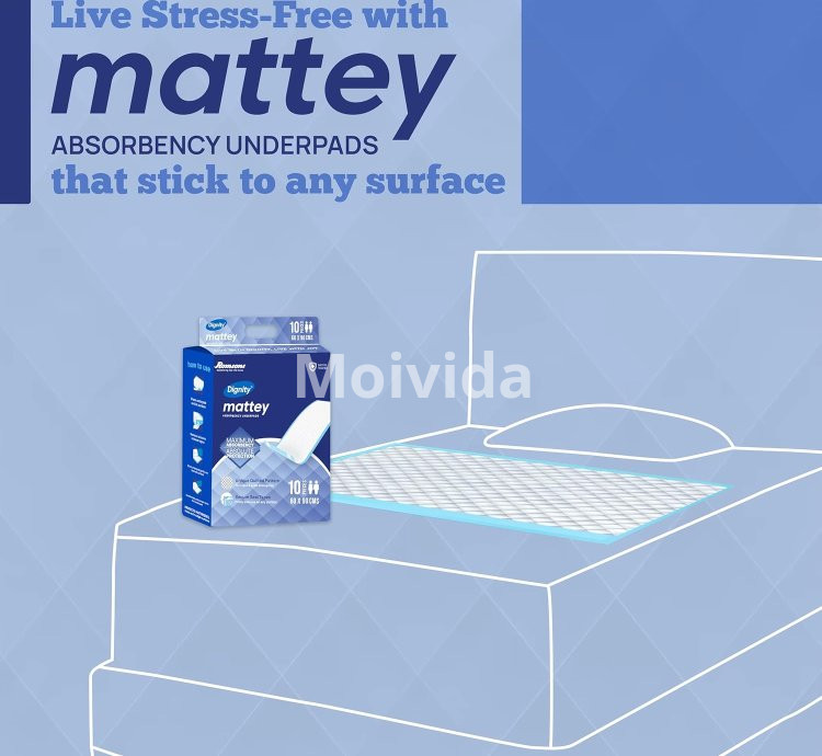 Dignity Mattey Disposable Underpads 60×90 cm Super Absorbent Protector