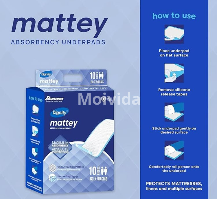 Dignity Mattey Disposable Underpads 60×90 cm Super Absorbent Protector