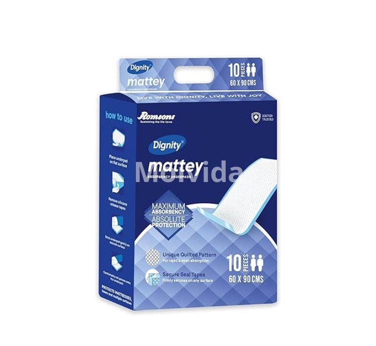 Dignity Mattey Disposable Underpads 60×90 cm Super Absorbent Protector