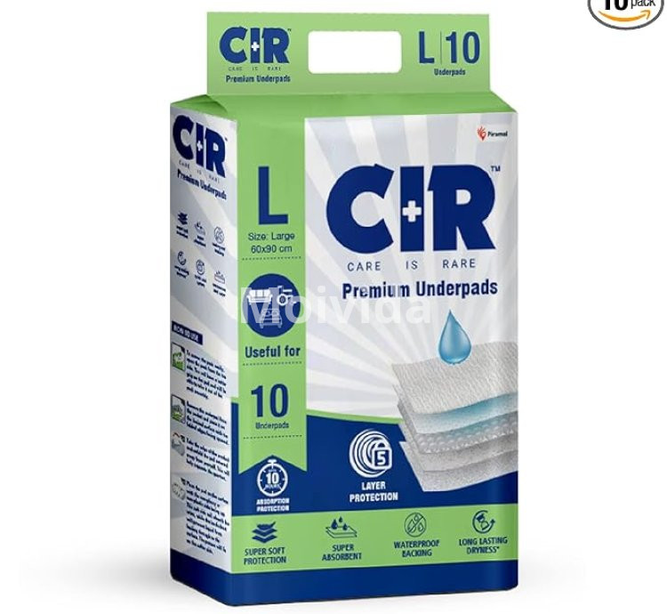 CIR Premium Underpads Large 90×60 cm Waterproof Leak-Proof Protector