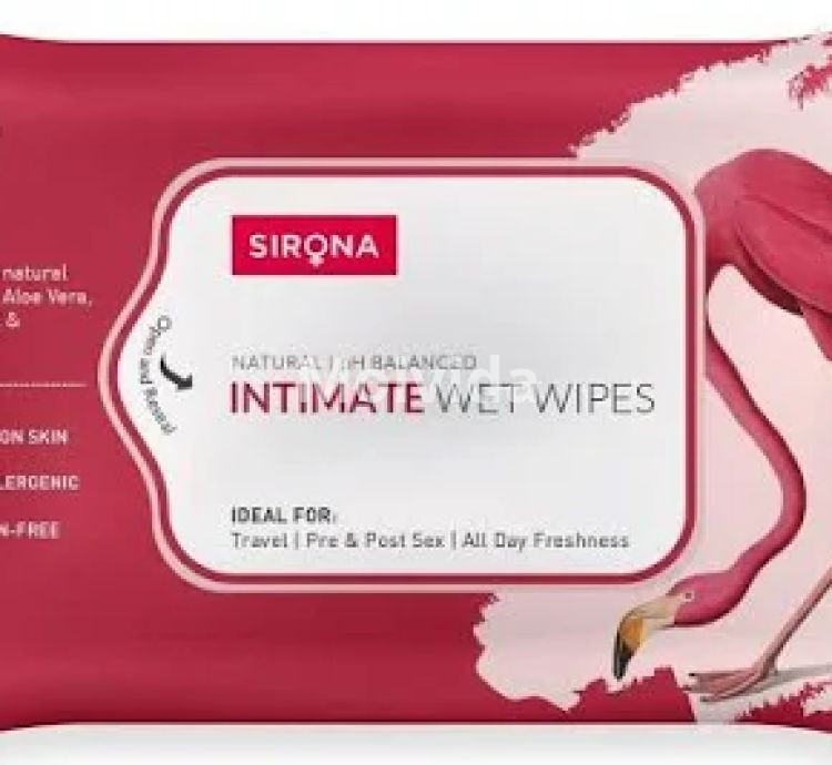 Sirona Intimate Wet Wipes 10 Pulls pH-Balanced Gentle & Paraben-Free