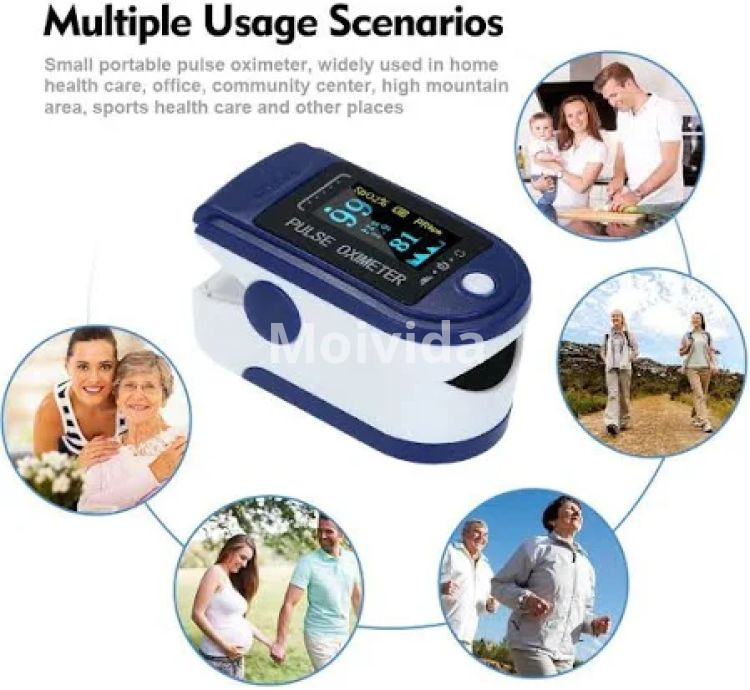 TFT Finger Oximeter LED Display Pulse Monitor for Oxygen & Heart Rate