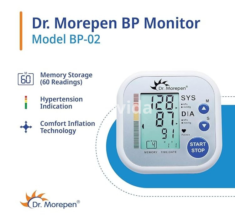 Dr. Morepen BP-02 Automatic Digital Blood Pressure Monitor