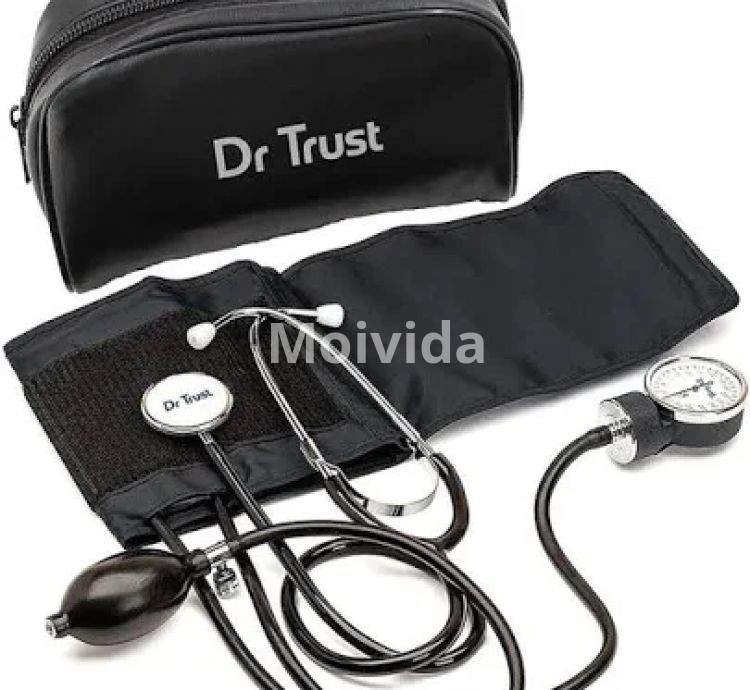Dr Trust Aneroid Sphygmomanometer Manual BP Monitor with Stethoscope