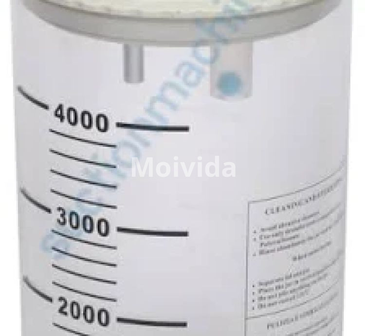 Supreme Suction Machine Jar 4L Durable Autoclavable Canister