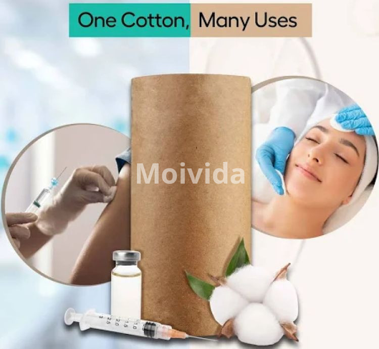 PharmEasy Surgical Absorbent Cotton Roll 200gm High-Absorbency Wool