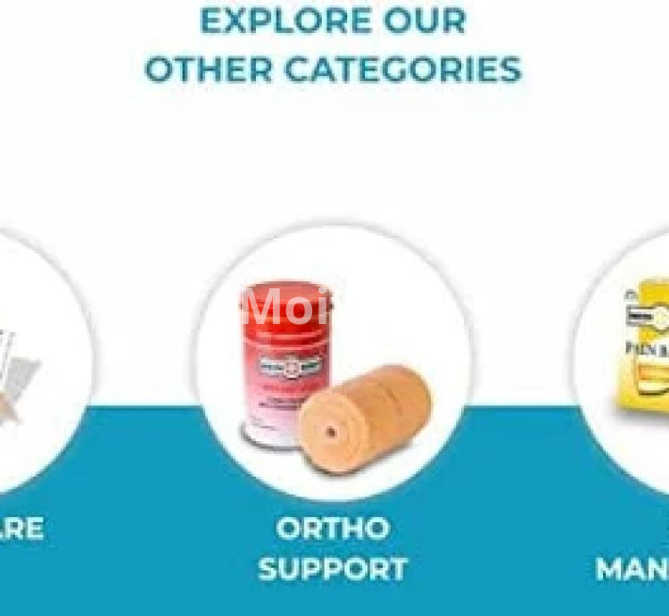 Medigrip Elastic Adhesive Bandage 10cm x 4cm Compression Support