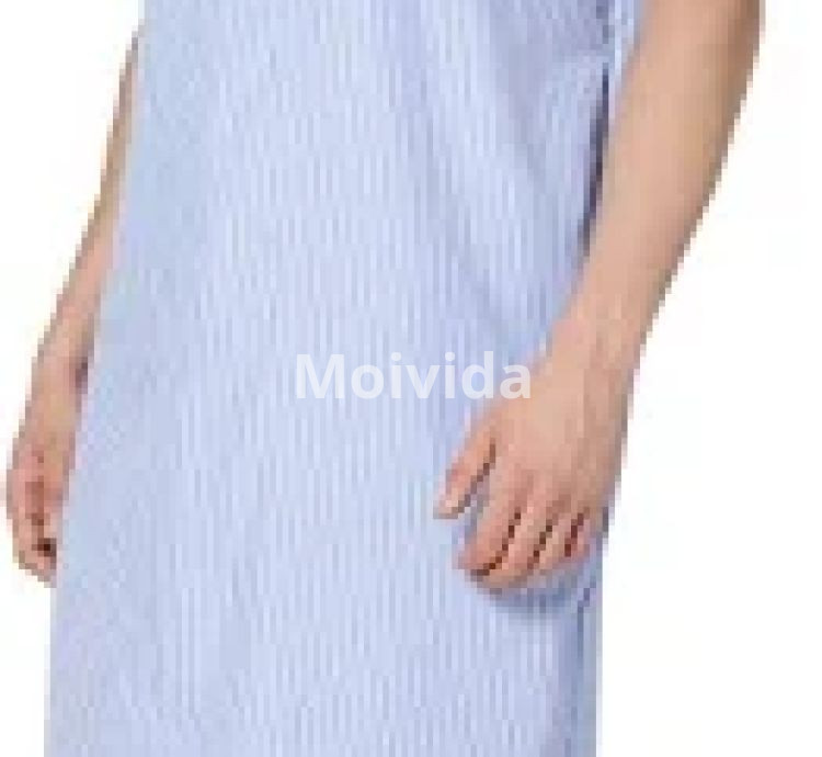 Uwears Unisex Patient Gown Blue Stripe Free Size Comfortable Gown