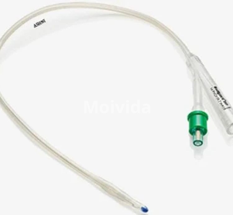 Ashni SafeCath Silicone Foley Catheter 14G 2-Way Sterile Pack