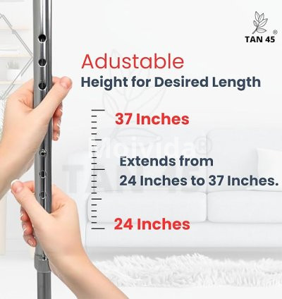 TAN45 4-Leg Quadripod Walking Stick Adjustable Aluminium Walking Aid 3