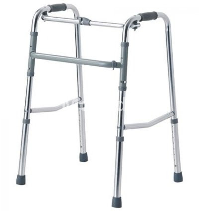 Foldable Aluminium Walker Lightweight Adjustable Walking Frame for Seniors