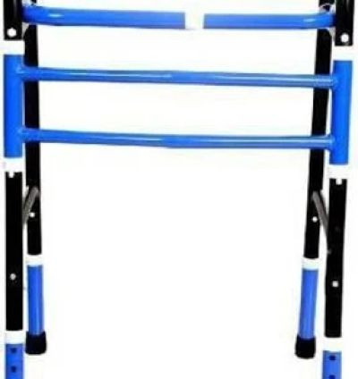 Roston Foldable Walker – Lightweight Adjustable Steel Walking Frame for Seniors