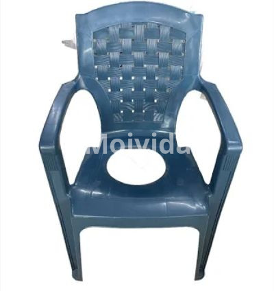 AeonCare Plastic Commode Chair – Durable PVC Toilet Chair for Home & Hospitals