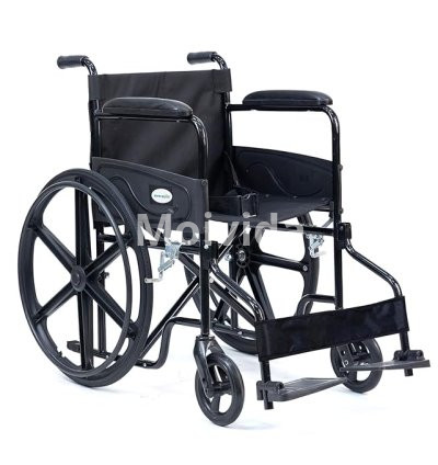 Everactiv Economy Foldable Wheelchair Heavy-Duty Self-Propelled with Safety Belt