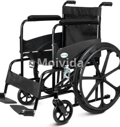 Venante Foldable Wheelchair Lightweight Self-Propelled Chair with Safety Belt