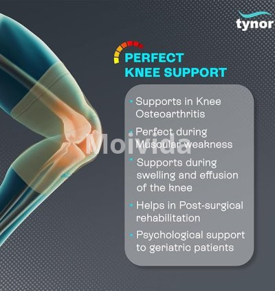 Tynor Knee Cap Air – Stretchable Pain Relief Support for Sports & Running
