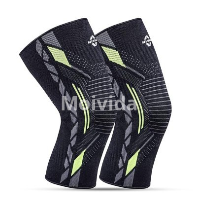 Nivia Knitted Knee Support Compression Sleeves for Sports & Running (Pair)