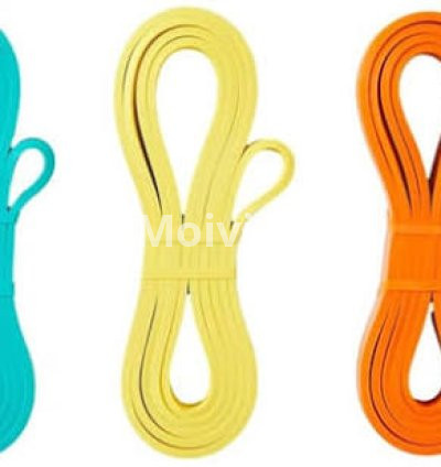 Decathlon Corength Set of 3 Elastic Resistance Bands for Full-Body Workouts