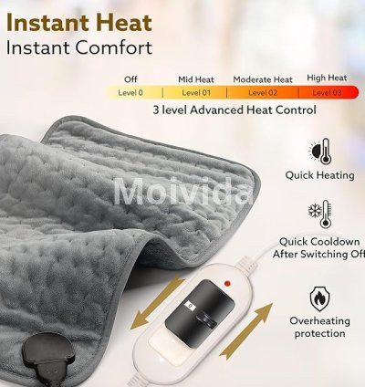 AGARO Ortho Electric Heating Pad with Temperature Control for Pain Relief
