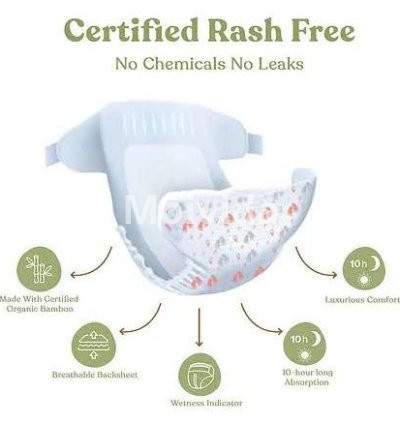 Allter Organic Bamboo Diapers XL Plant-Based Ultra Soft Chemical-Free 3