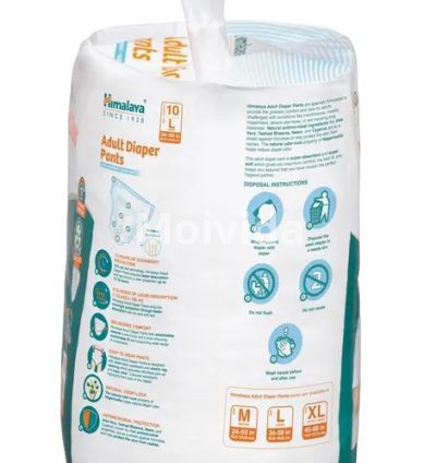 Himalaya Adult Diaper Pants Large Anti-Rash Comfort with Odour Lock 3