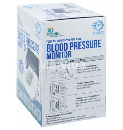 Apollo AP-5025B Automatic Upper Arm Digital Blood Pressure Monitor 4