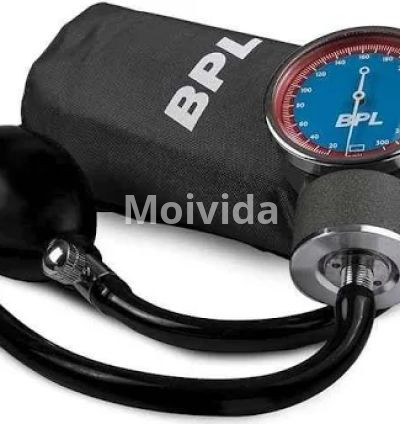 BPL Aneroid Manual BP Monitor with Dr. Morepen ST-01A Stethoscope Kit
