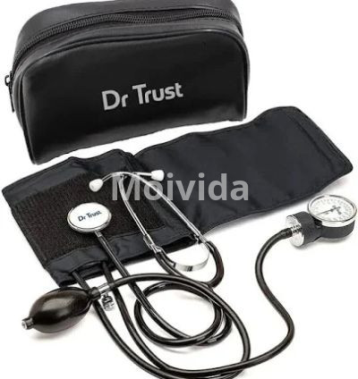 Dr Trust Aneroid Sphygmomanometer Manual BP Monitor with Stethoscope