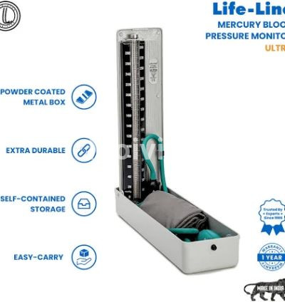 Life-Line Ultra Mercury BP Monitor BPMB026 Manual Sphygmomanometer 3