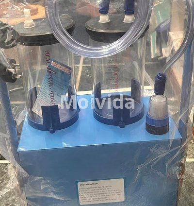 Electric Suction Machine ¼ HP Double 2000ml Jar with Copper Motor