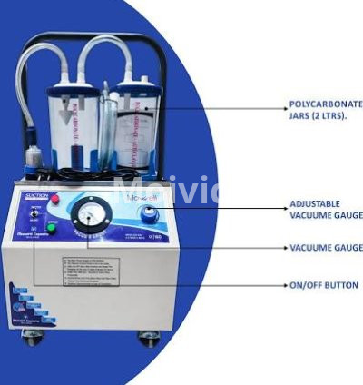 Jetflon Electric Suction Machine Double 2000ml Jar with Metal Body 3