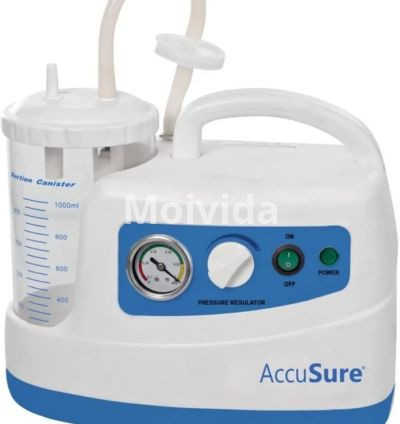 AccuSure Automatic Suction Machine Compact Oil-Free Portable Unit